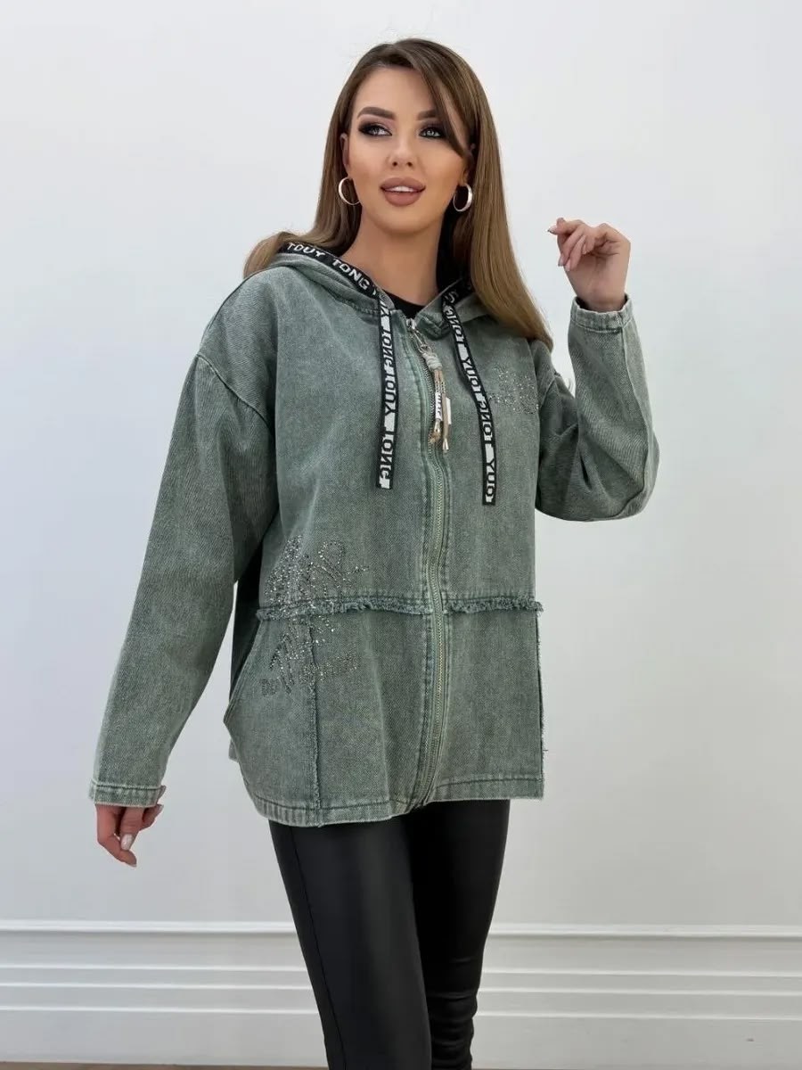 джинсовая куртка,джинсовая женская куртка,куртка женская,джинсовая курточка,джинсовка с капюшоном