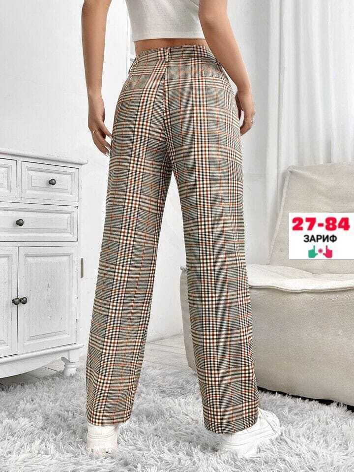 брюки в клетку,брюки в клетку с карманами,теплые брюки в клетку женские,брюки женские в клетку,женские брюки