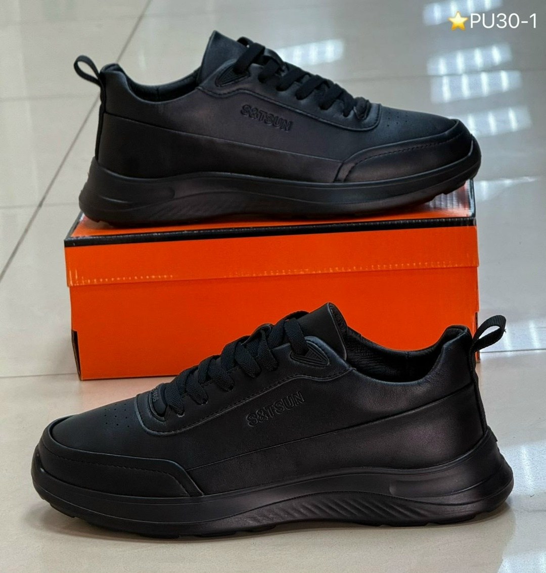 ,кроссовки прада мужские черные кожаные,полуботинки мужские,кожаные кроссовки мужские,мужская