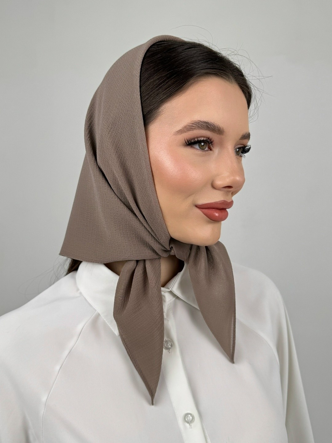 косынка,платки женские,платки косынка,косынка женская curanni 130а белая 150х55 см,платок белый