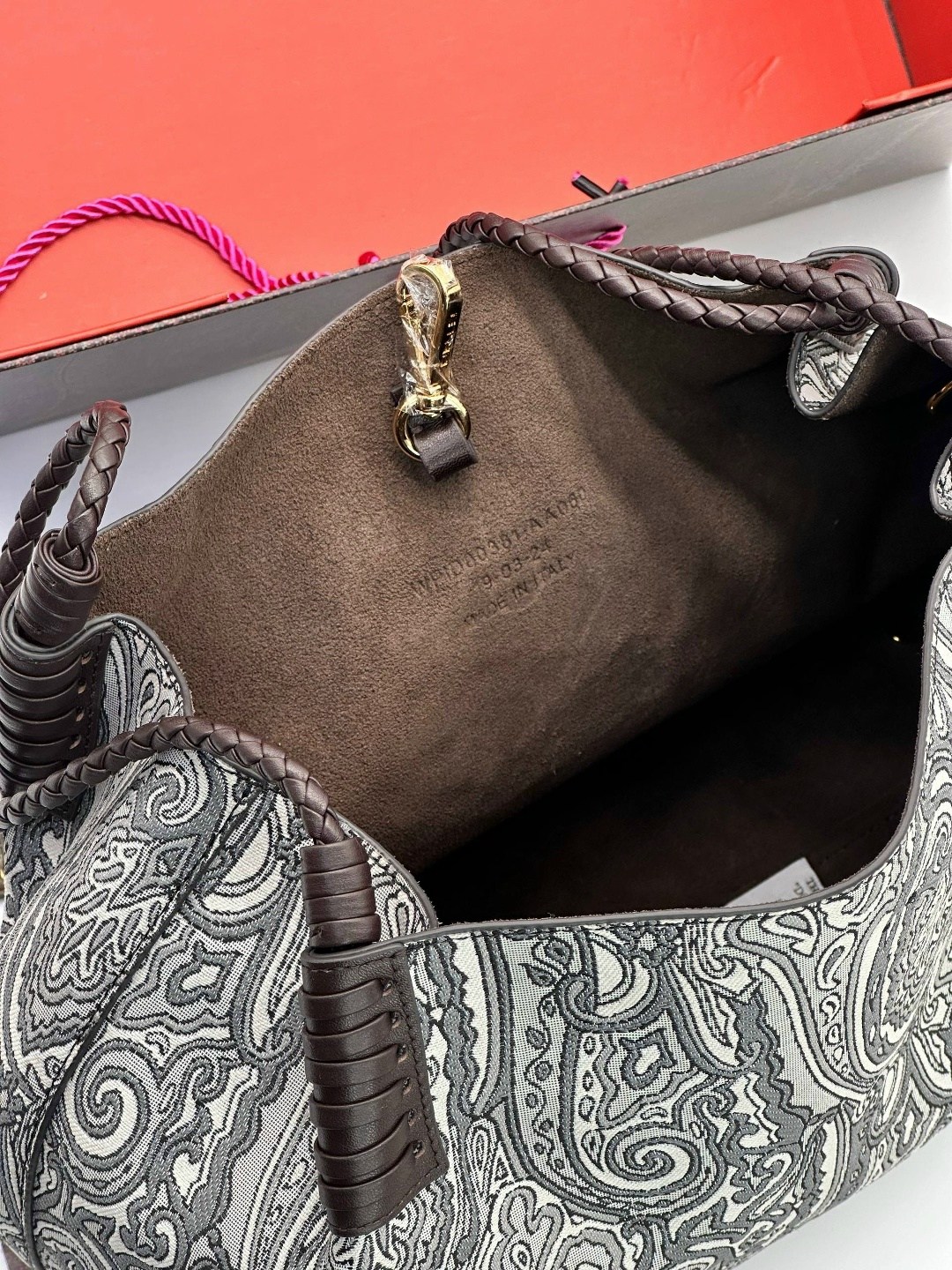 сумка,женская сумка,etro средняя сумка-тоут paisley libra коричневый,сумки для женщин,сумка etro