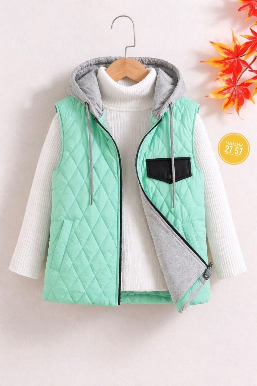 детский жилет,жилетка детская,жилет для девочек,жилет,демисезонная жилетка