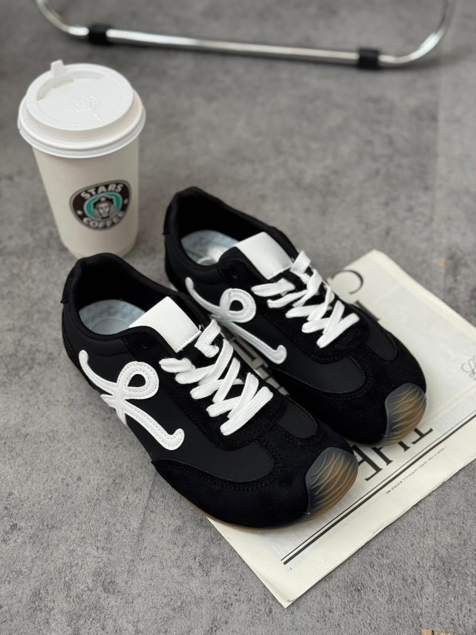 ,кроссовки женскиe,кроссовки loewe,спортивная ,низкие кроссовки