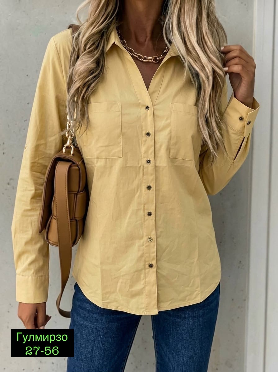 рубашка женская,повседневная рубашка,рубашка блузка,рубашка желтая,рубашка