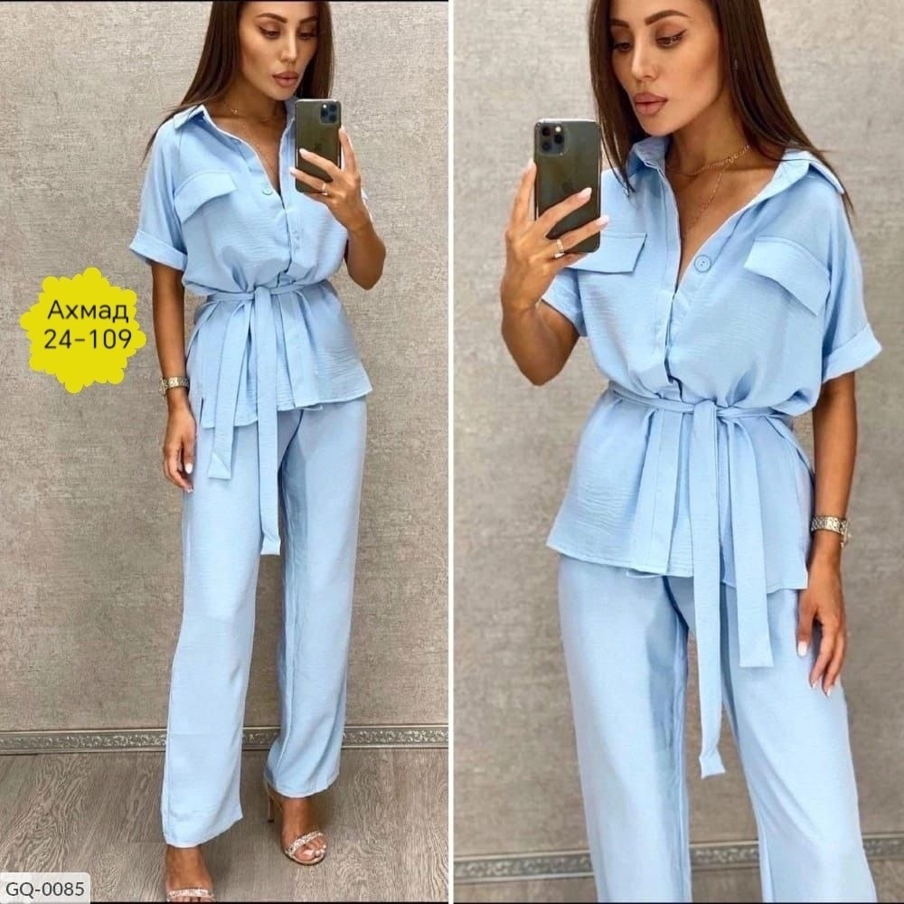 костюм жатка женский летний брючный,женские летние костюмы,летний брючный женский костюм,костюм женский,брючный костюм женский