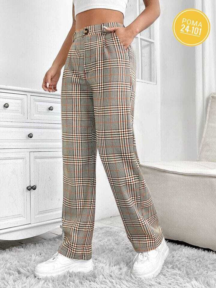 брюки в клетку,брюки в клетку с карманами,клетчатые штаны широкие,клетчатые брюки,широкие брюки в клетку