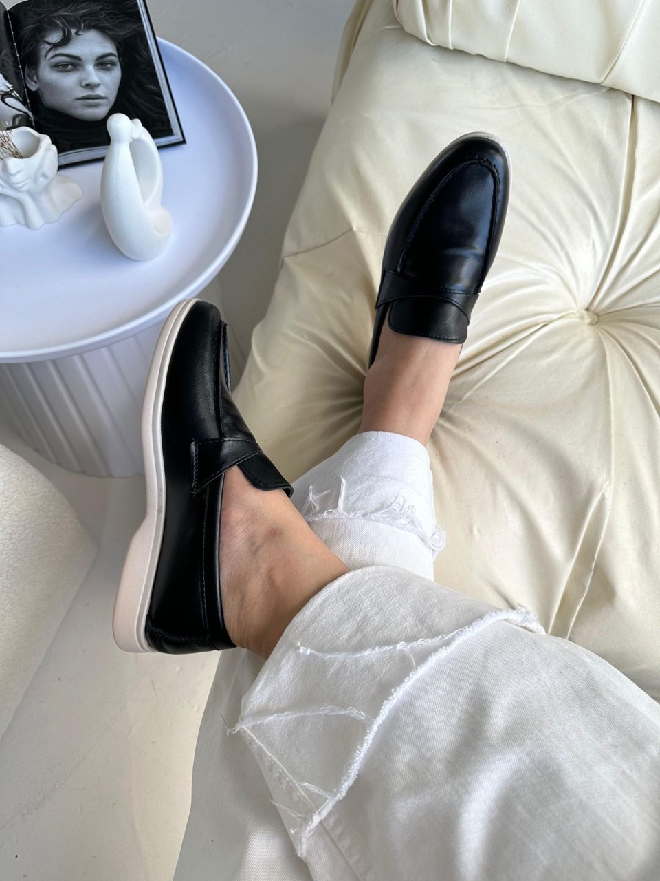 ,женские лоферы,лоферы женскиe из натуральной кожи,лоферы женские натуральная кожа,черные лоферы женские