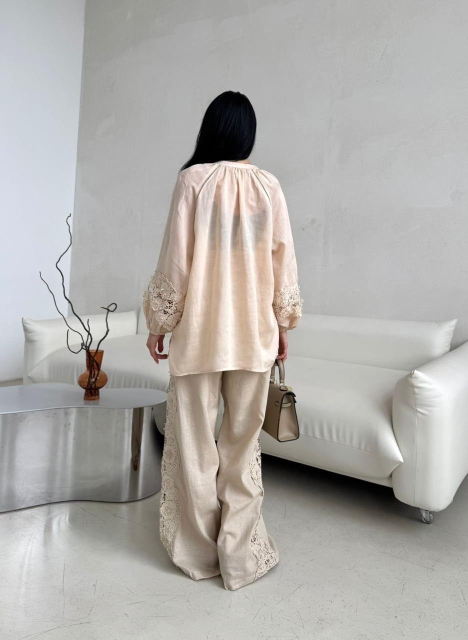 льняной костюм,льняной костюм женский,льняной брючный костюм,модная ,костюм miu miu