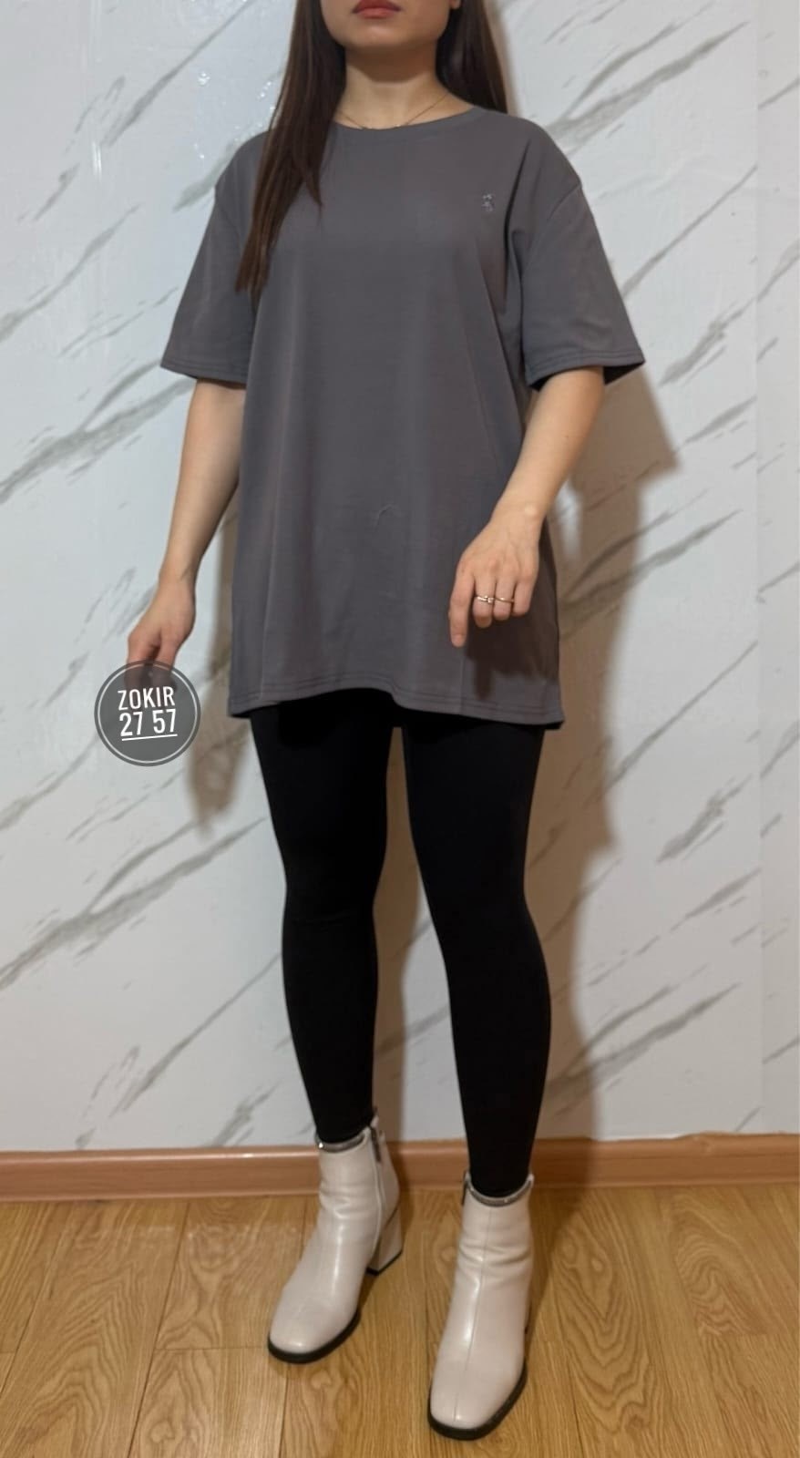 футболка унисекс оверсайз crosstown темно-серая,футболка оверсайз серая,футболка оверсайз,женская футболка оверсайз,футболка оверсайз хлопок