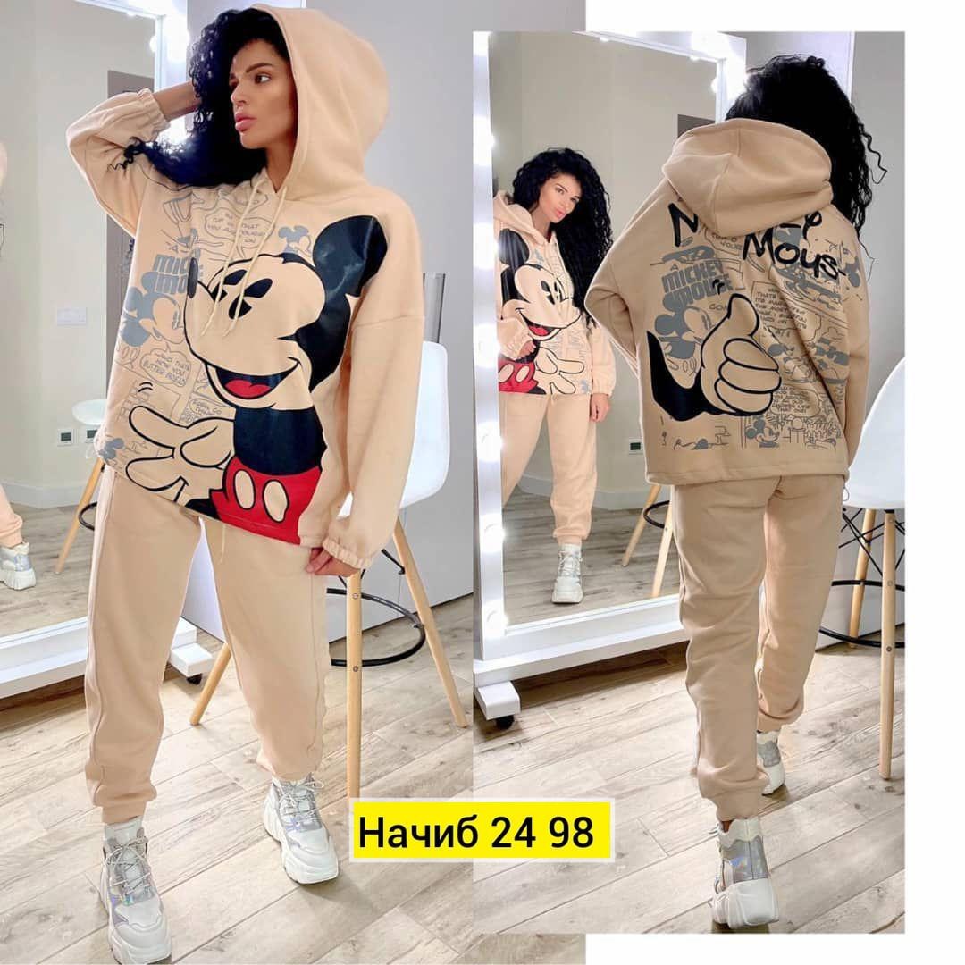 спортивный костюм с микки маусом женский,cпортивный костюм теплый,женский спортивный костюм на флисе,спортивный костюм микимаус женский,женский костюм на флисе