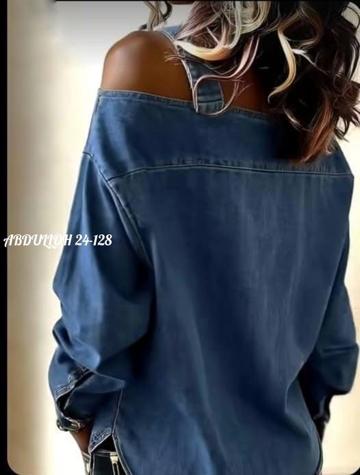 джинсовая кофта,джинсовая блузка с открытыми плечами,джинсовая блузка,блузки из джинса,кофта женская