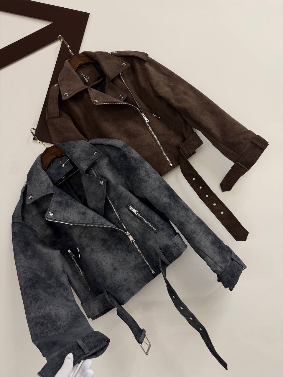 косуха кожаная куртка оверсайз saint shine,куртка косуха женская оверсайз с поясом коричневая,куртка косуха,косуха из эко замши оверсайз коричневая joyforyou,замшевая куртка