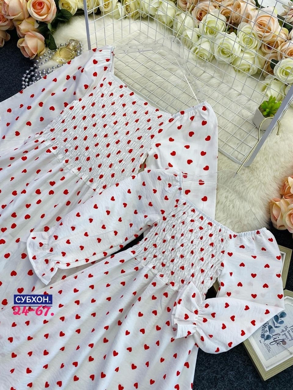 платье для мамы и дочки,платье для мамы и дочки арт. 11405068,платье женское летнее для мамы и дочки,платье для мамы или дочке,платье мама или дочь код 2501982