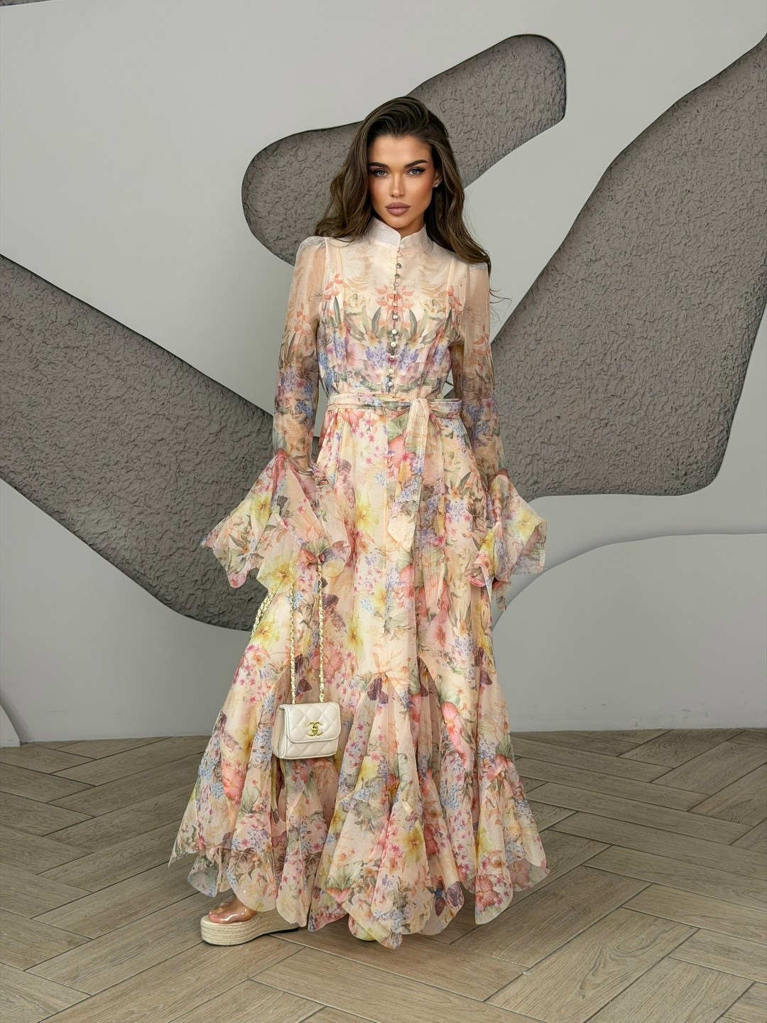 шифоновое платье,платье,модное платье,длинное платье,платья бохо