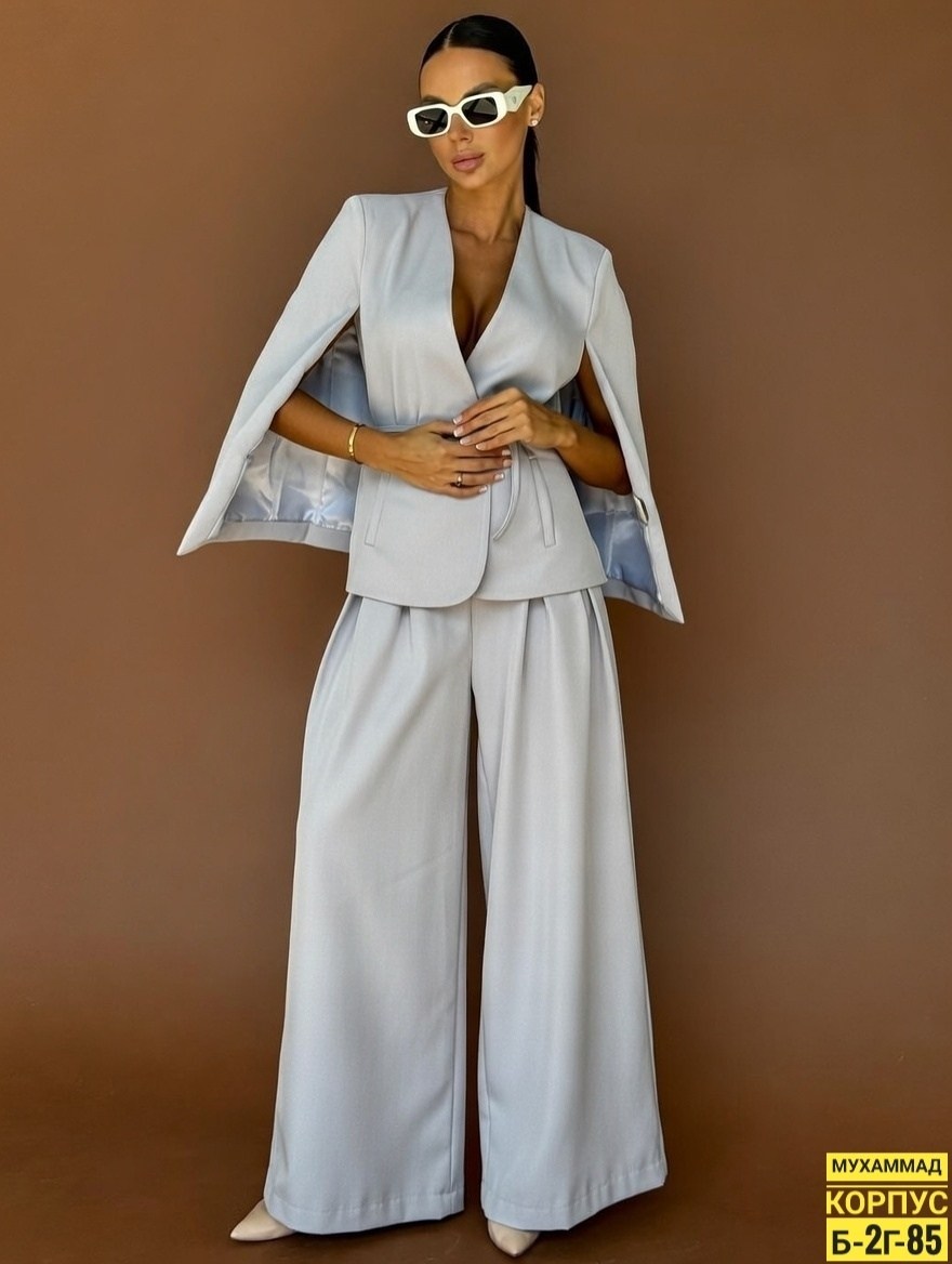 брючный костюм,женский брючный костюм,костюм с брюками палаццо,брючный костюм клеш,женский костюм