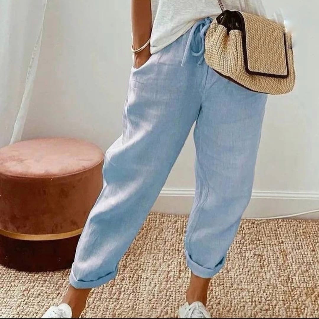 женские повседневные брюки из хлопка,брюки свободные,льняные брюки,летние брюки,брюки женские широкие