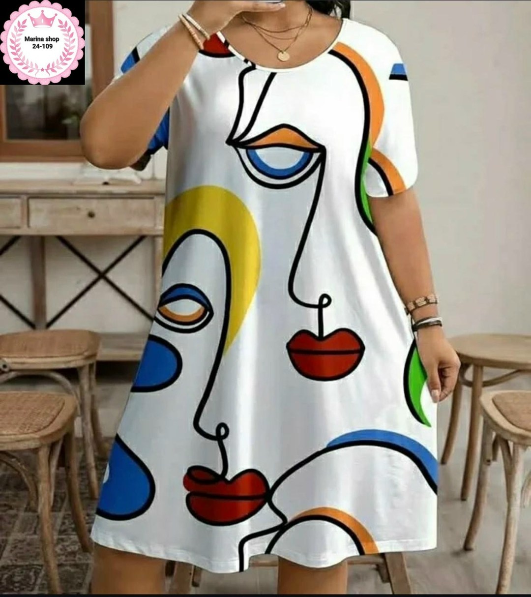 платье женское,платья женские больших размеров,летние платья больших размеров,модное платье,платье туника