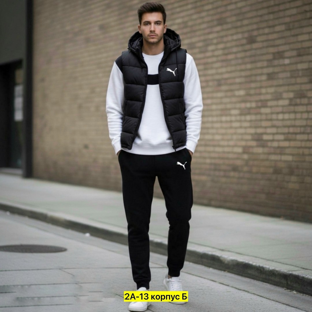 жилет утепленный мужской,жилетка пума мужские,жилет мужской,костюм спортивный мужской,спортивные костюм