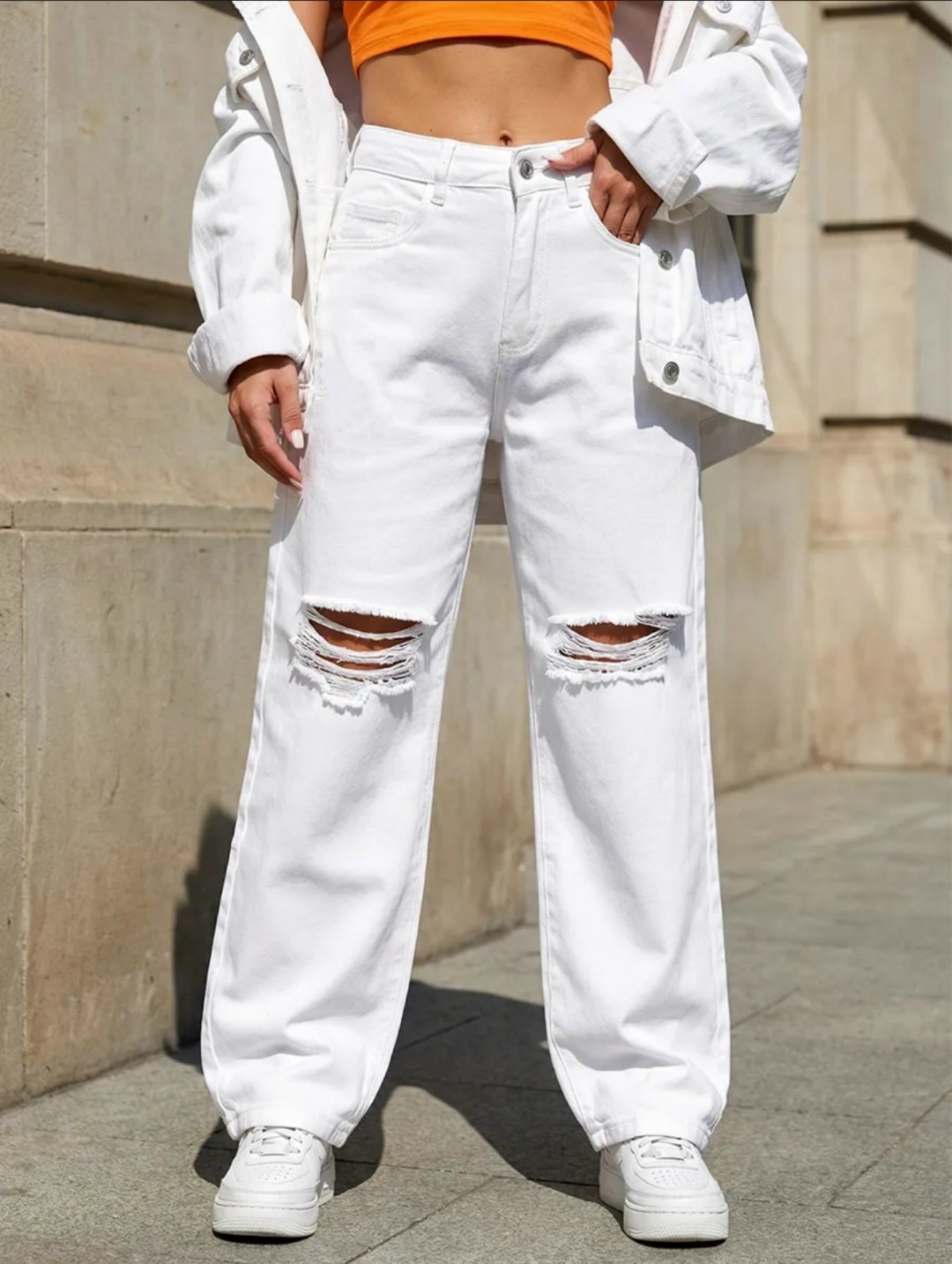 белые джинсы,джинсы стиль,джинсы женские,джинсы модные,широкие джинсы