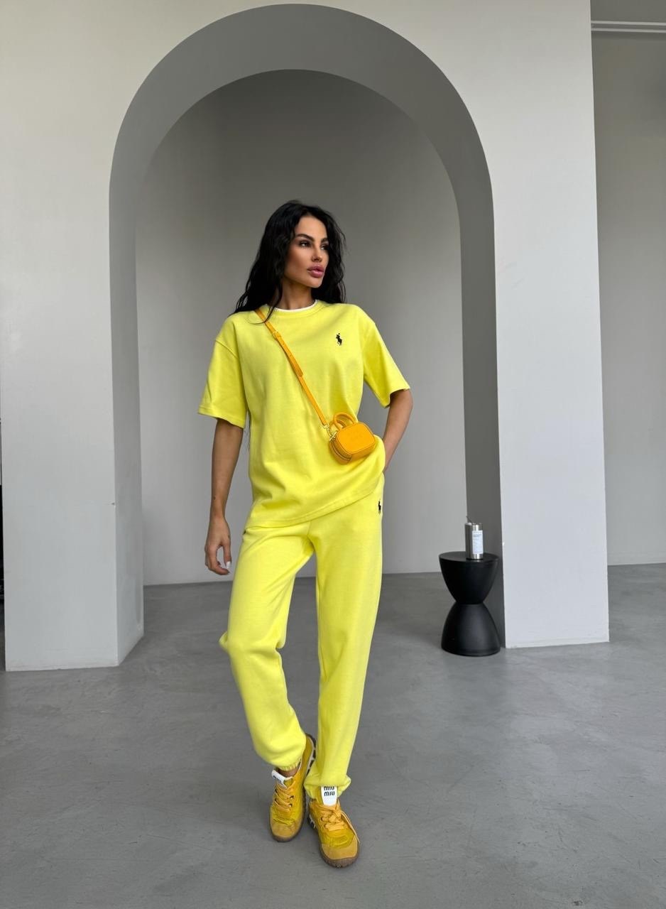 спортивные костюмы женские,спортивные костюм,костюм женский,желтый костюм,костюм с брюками