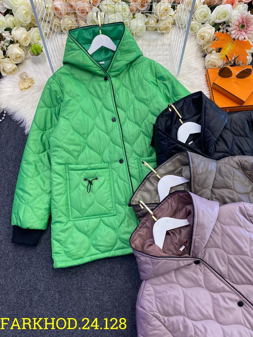 стеганая куртка с капюшоном 64-72,куртка демисезонная,куртка женская,женская демисезонная куртка,куртка зимний с капюшоном