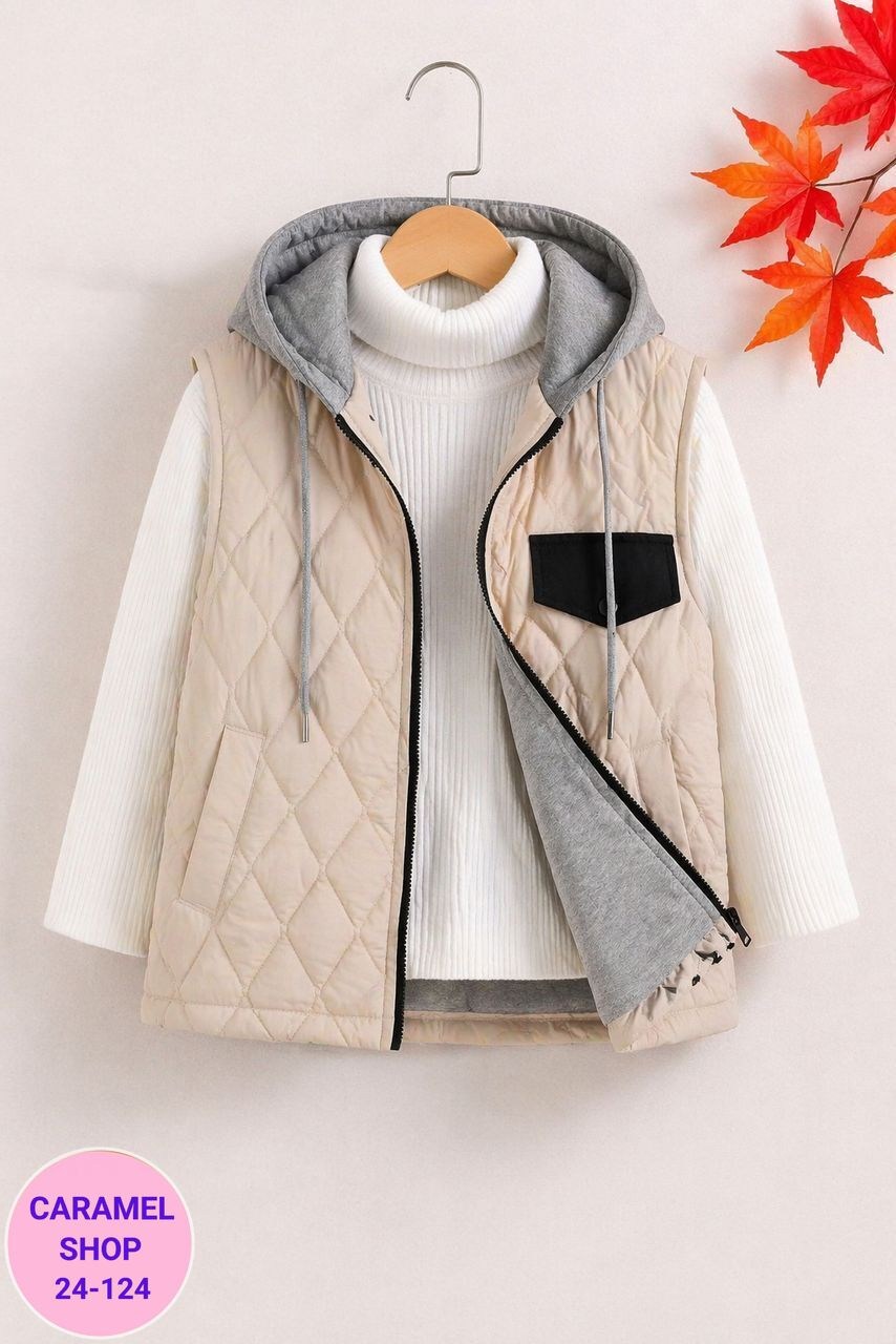 жилет с капюшоном женский,теплый жилет,жилет женский,куртка женская,куртка модная