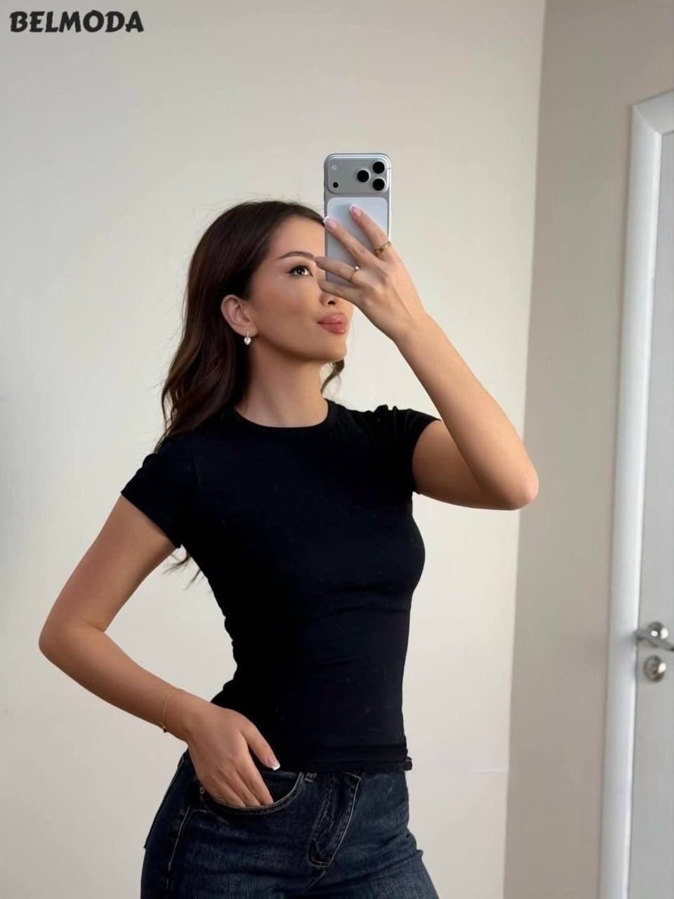 женская футболка,футболка базовая женская,коричневая футболка женская,футболка,футболка топ укороченная базовая облегающая