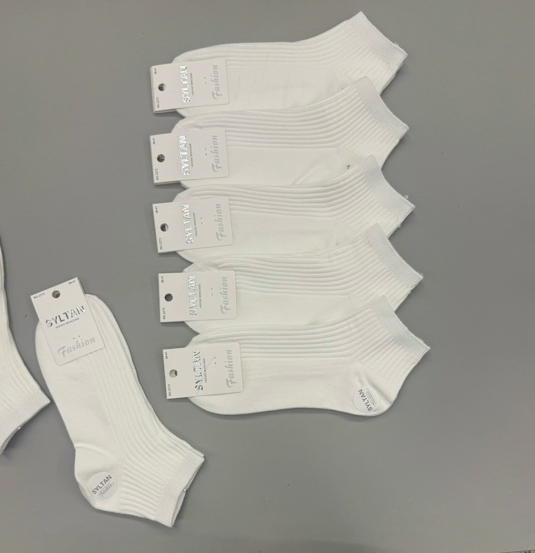 носки женские,носки женские 10 пар,носки женские белые,носки комплект,носки короткие набор 10 пар