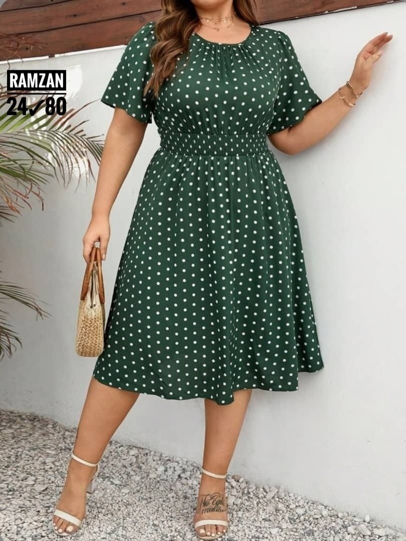 женские платья больших размеров,летние платья больших размеров,платья большие размеры,женское платье в горошек,платья в горошек