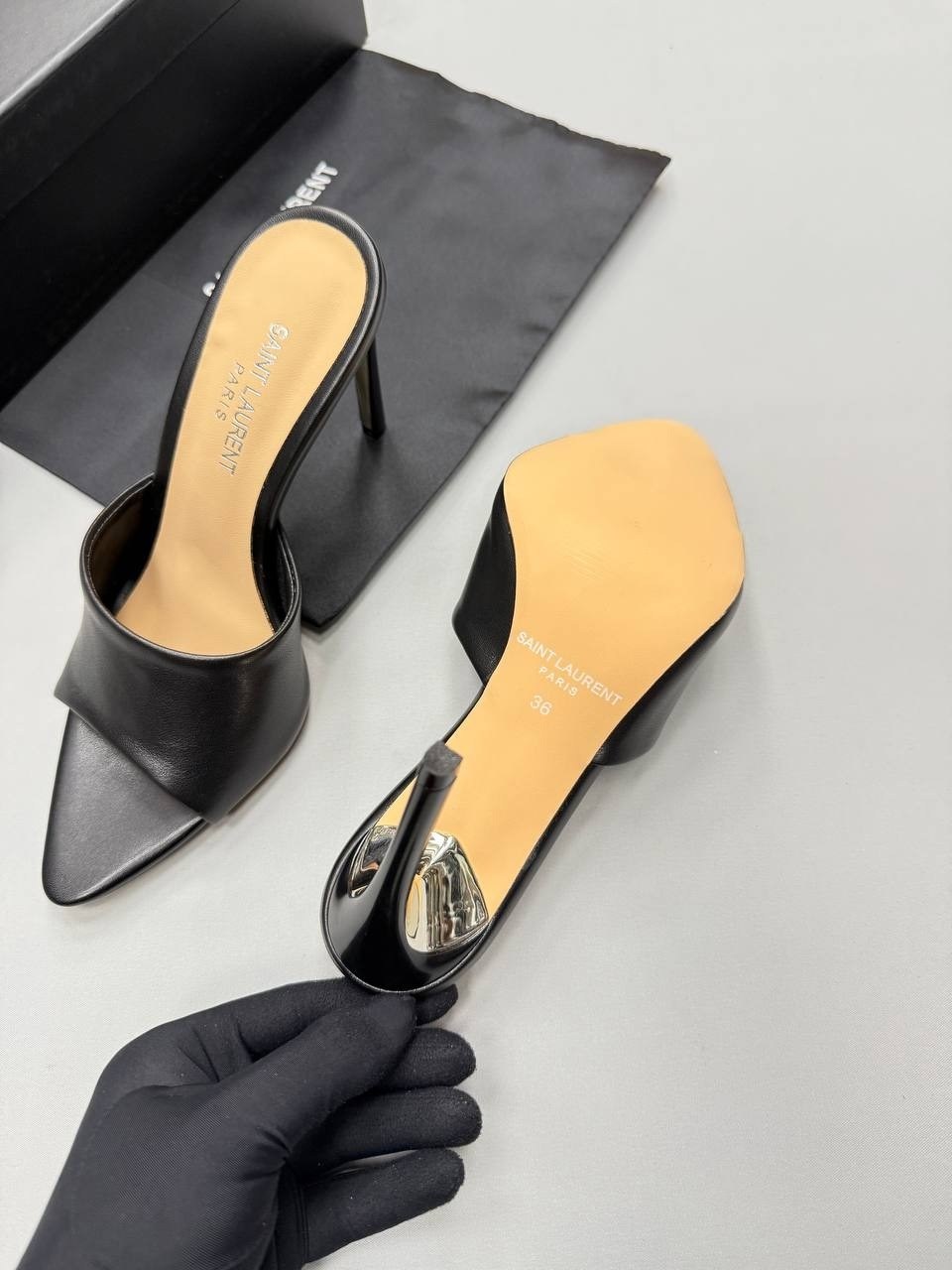 ,мюли женские,босоножки на каблуках,женская ,кожаные мюли