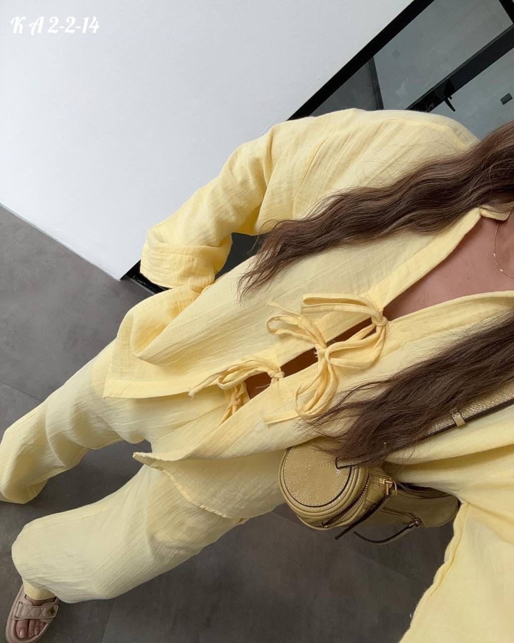 стильные костюмы,костюм женский летний,костюм женский летний штаны палаццо и рубашка на завязках из муслина,костюм женский летний штаны палаццо и рубашка на завязках из муслина розовый,женские костюмы