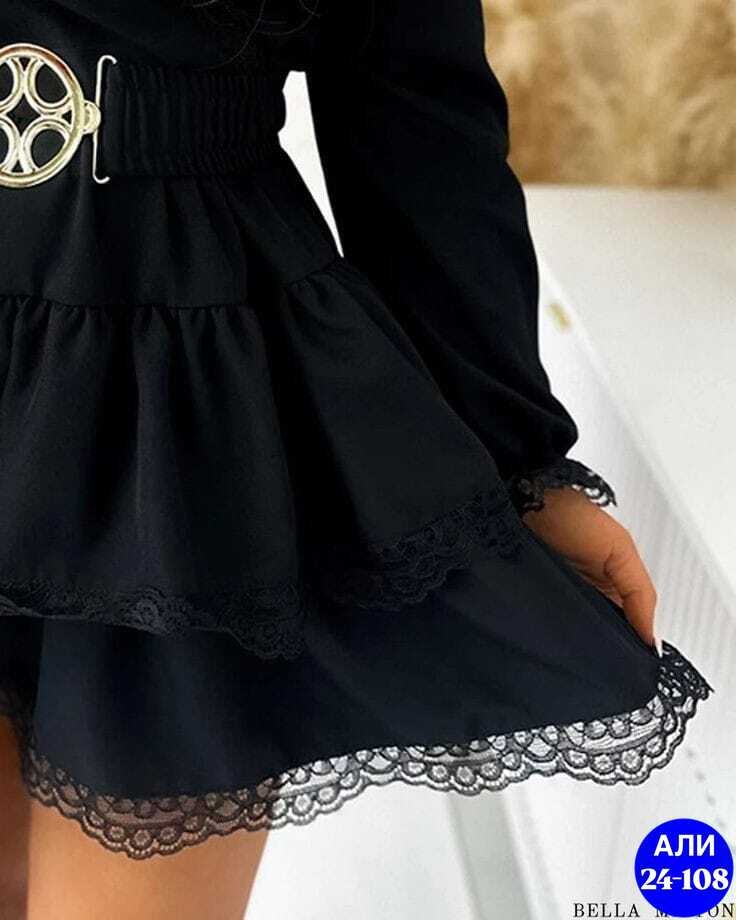 платье мини с оборками,платье женской,платья нарядная,платье с поясом,платье с оборками