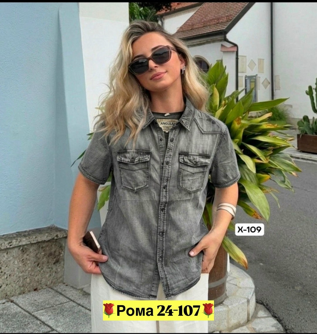 рубашка женская джинсовая,джинсовая рубашка,рубашка,женская рубашка,джинсовая рубашка с коротким рукавом