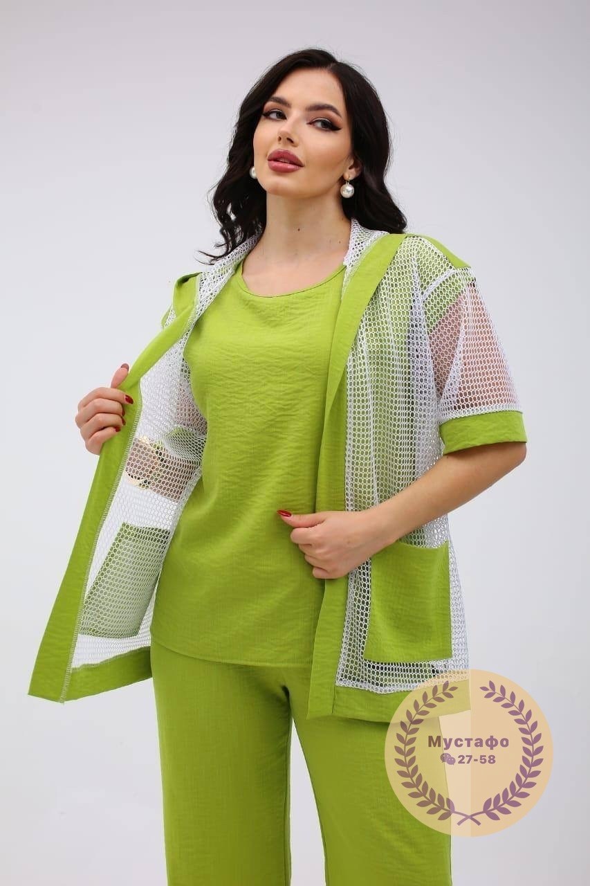 брючный костюм из прошвы,костюм женский,брючный комплект,брючной костюм,стильные костюмы