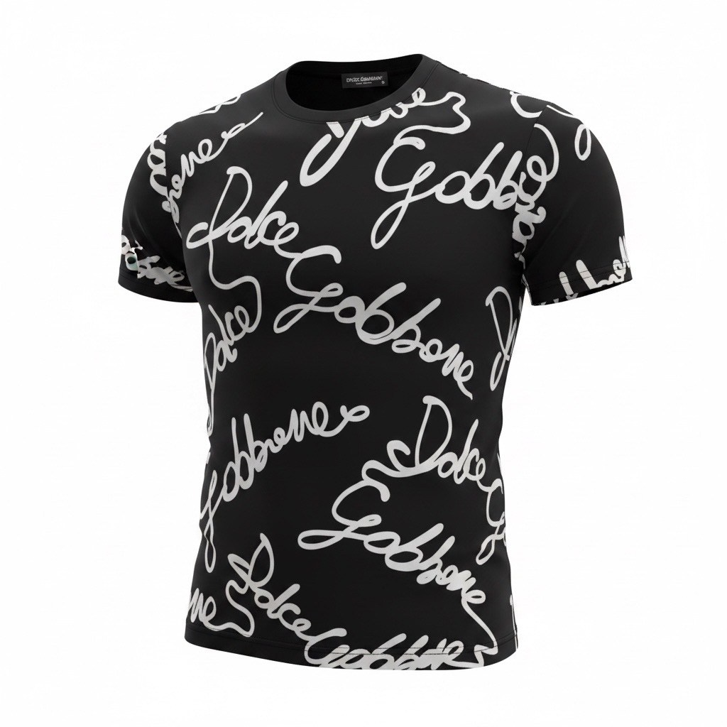 футболки мужские,футболка dolce gabbana,футболки мужские с принтом,футболка,мужская черная футболка
