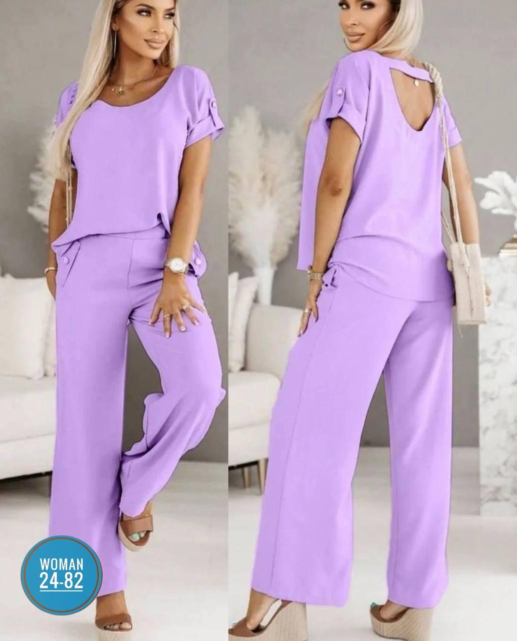 брючный костюм женский летний,летний брючный костюм,летние костюмы женские,летние костюмы брючные фиолетовые женские,костюм с брюками