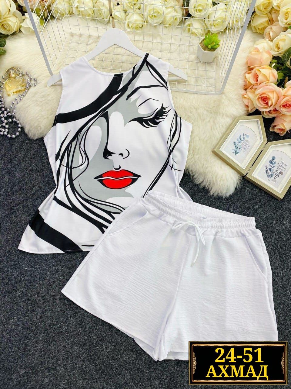 летний женский костюм,женский костюм с шортами,костюм женский,летние костюмы,женские летние комплекты