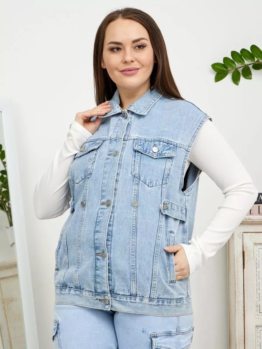 жилет джинсовый большие размеры,жилет женский джинсовый,жилетка джинсовая женская,жилет джинсовый,женский джинсовый жилет большого размера