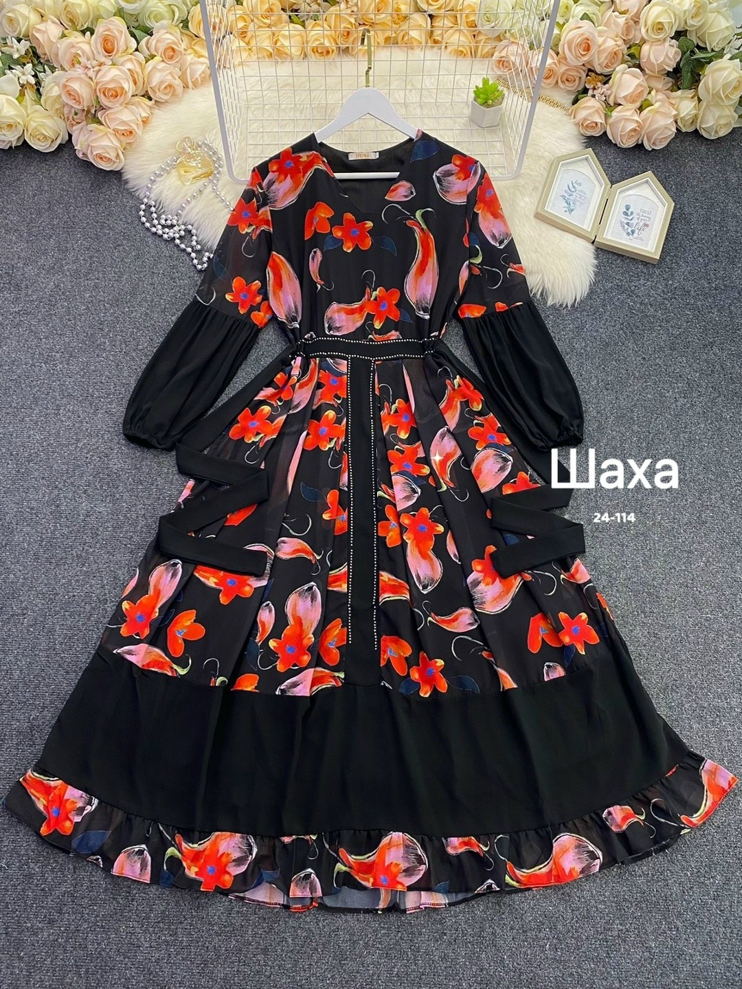 женское платье с принтом,женское длинное платье с принтом,платья женские длинные,богемное платье с принтом,женское платье с длинными рукавами