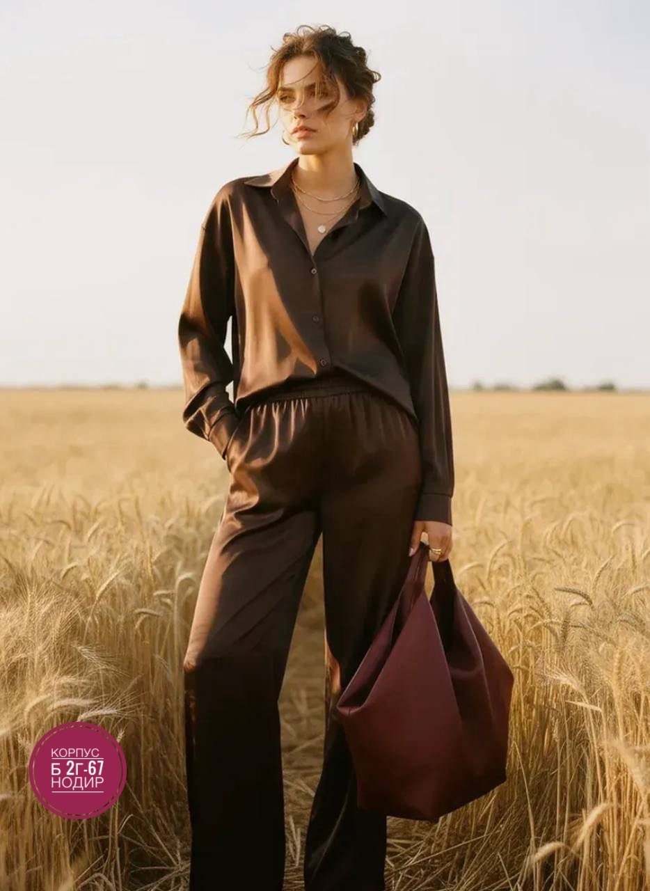 шелковый костюм брючный marsi marsianova,женский костюм,костюм брючный,костюм в пижамном стиле,костюм брючный в пижамном стиле marsi marsianova