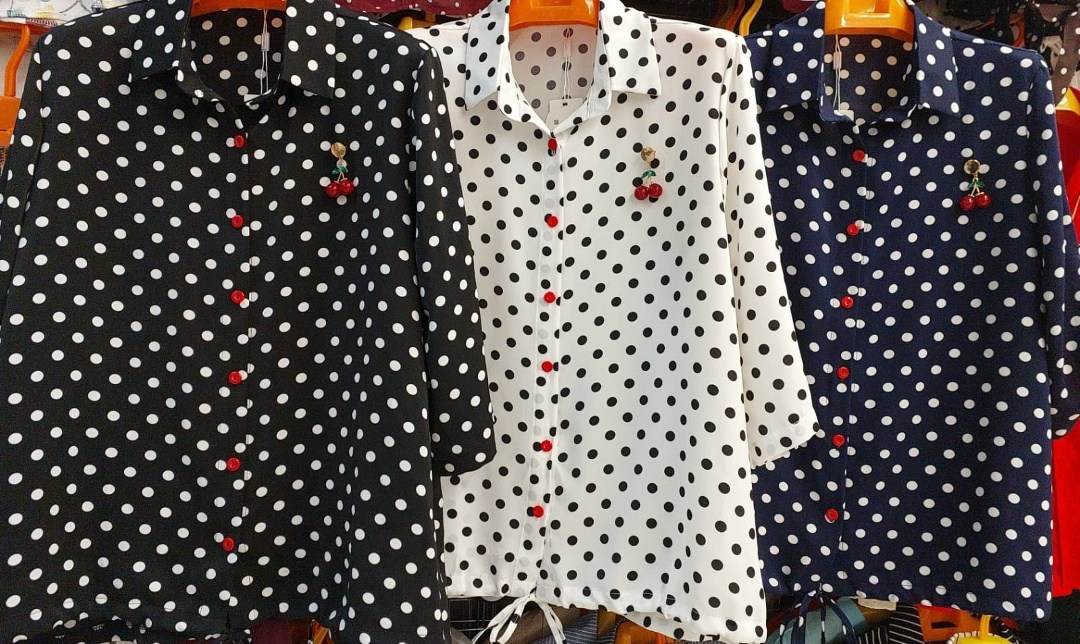 рубашка в горошек,блузка женская,женская блуза,блузка в горох,блузка в горошек