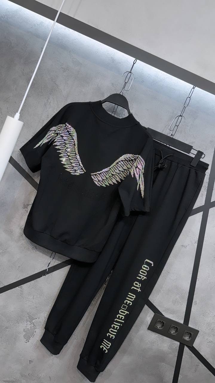 спортивный костюм с крыльями,костюм с крыльями,женские спортивные костюмы с крыльями,спортивный костюм 4хл(54/56) с крыльями