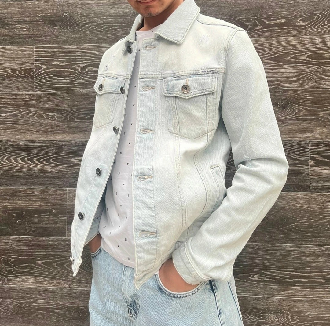 джинсовая куртка,мужская джинсовая куртка,джинсовая куртка белая,джинсовая куртка классическая,джинсовая куртка топмэн