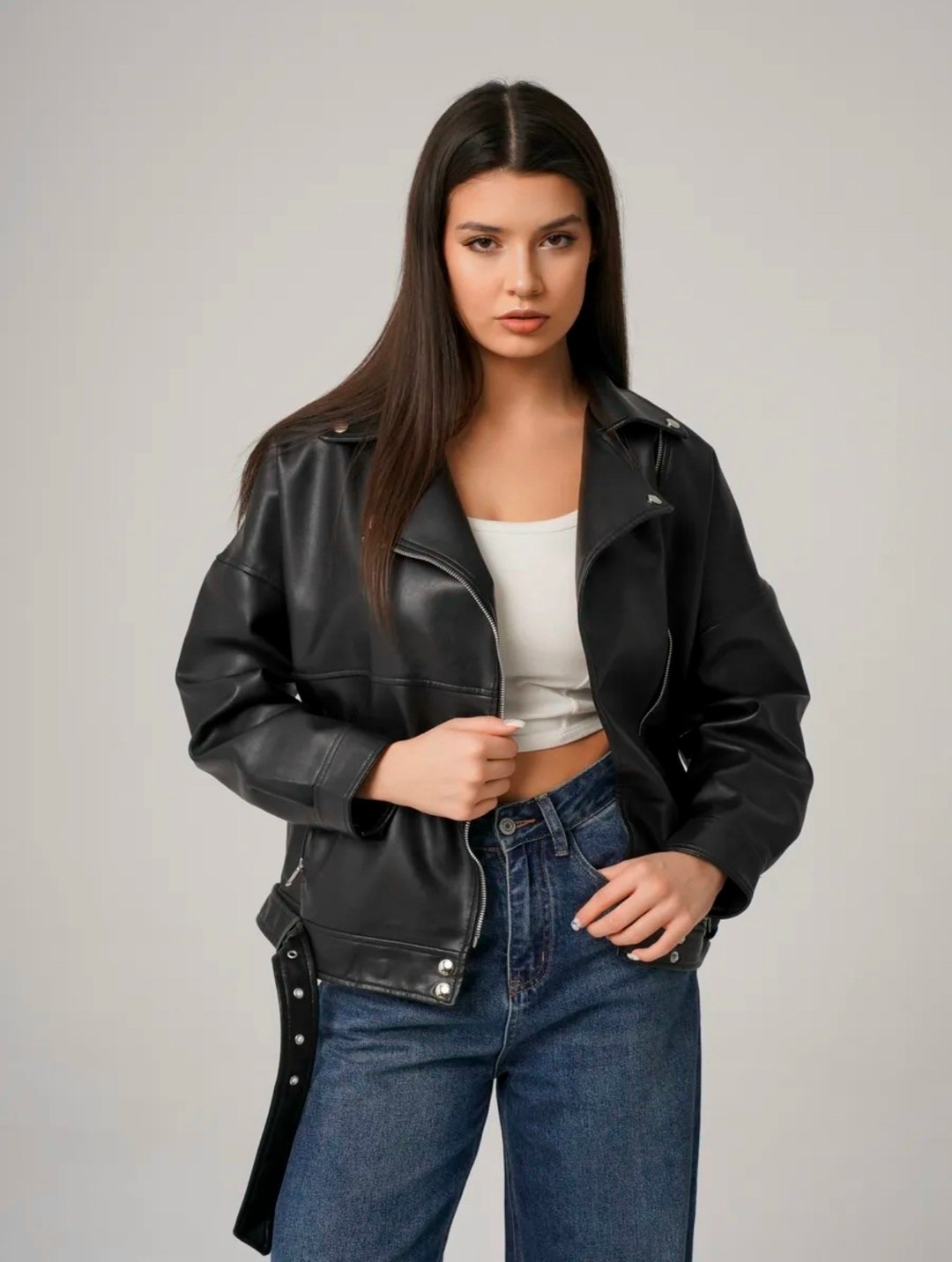 косуха женская куртка кожаная oversize,косуха женская кожаная куртка оверсайз,косуха кожаная куртка весенняя оверсайз zoya blv,куртка-косуха oversize из искусственной кожи,косуха куртка женская кожана