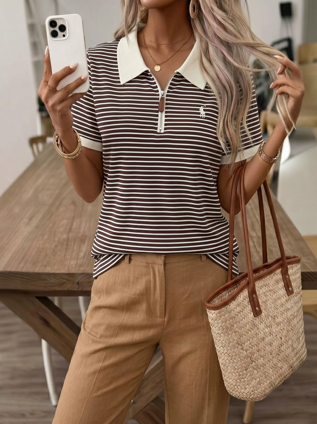 женская кофта,женская футболка поло,кофта поло,поло в полоску,женская футболка