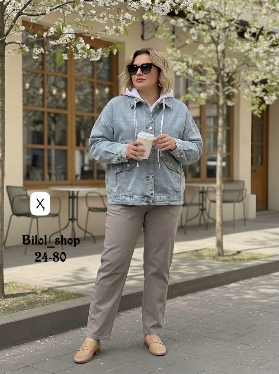 джинсовая женская куртка,джинсовая куртка,джинсовая куртка больших размеров,женская джинсовая куртка с капюшоном,джинсовая куртка с капюшоном больших размеров