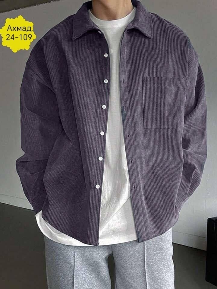 мужская повседневная рубашка,bulanti рубашка мужская вельветовая,мужская вельветовая рубашка с карманами,рубашка мужская оверсайз вельветовая,мужская рубашка вельветовая