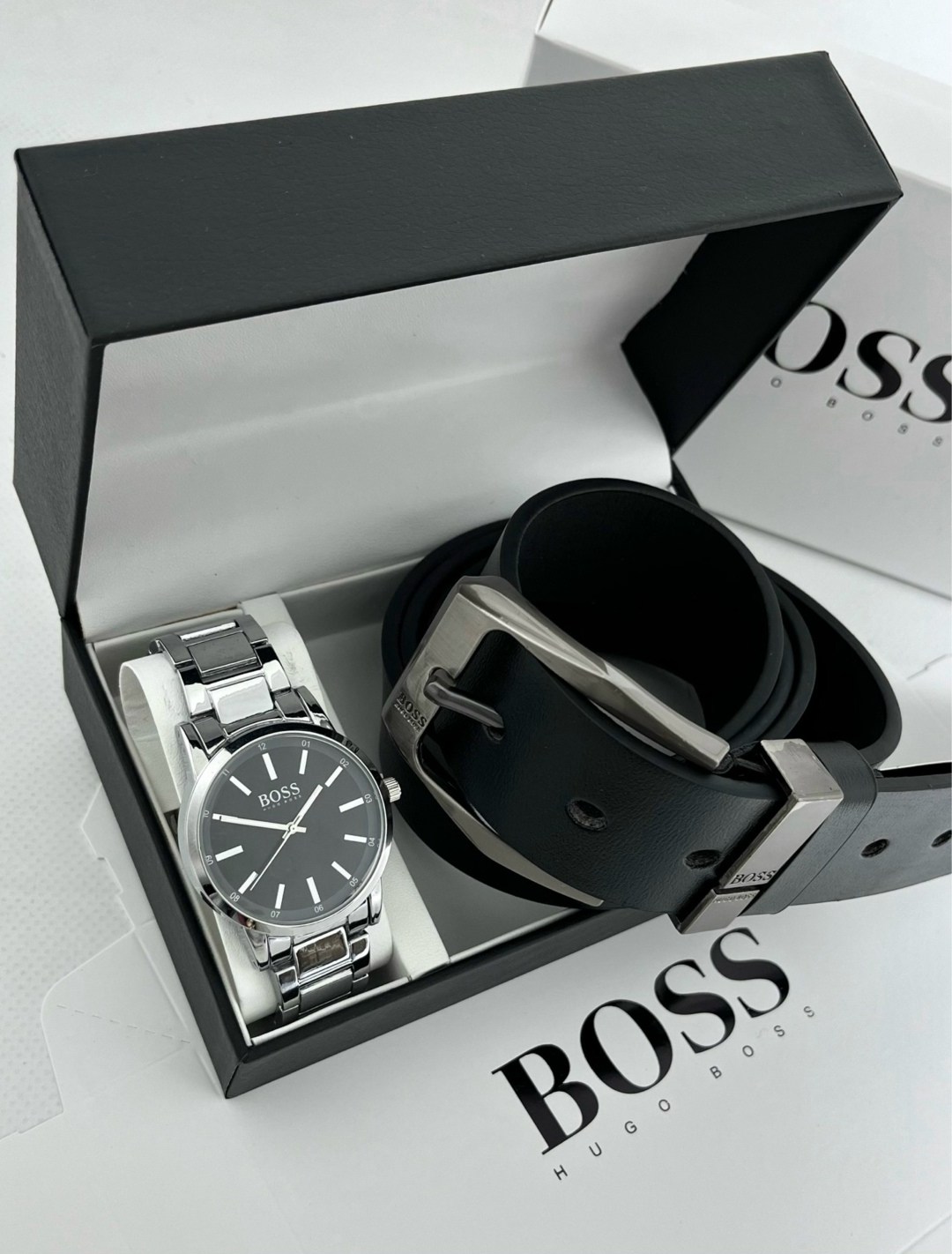 hugo boss подарочный набор мужчине,подарочный набор ремень хуго босса,подарочный набор мужской часы и ремень,подарочный набор мужчине,подарочный набор мужской часы и ремень босс