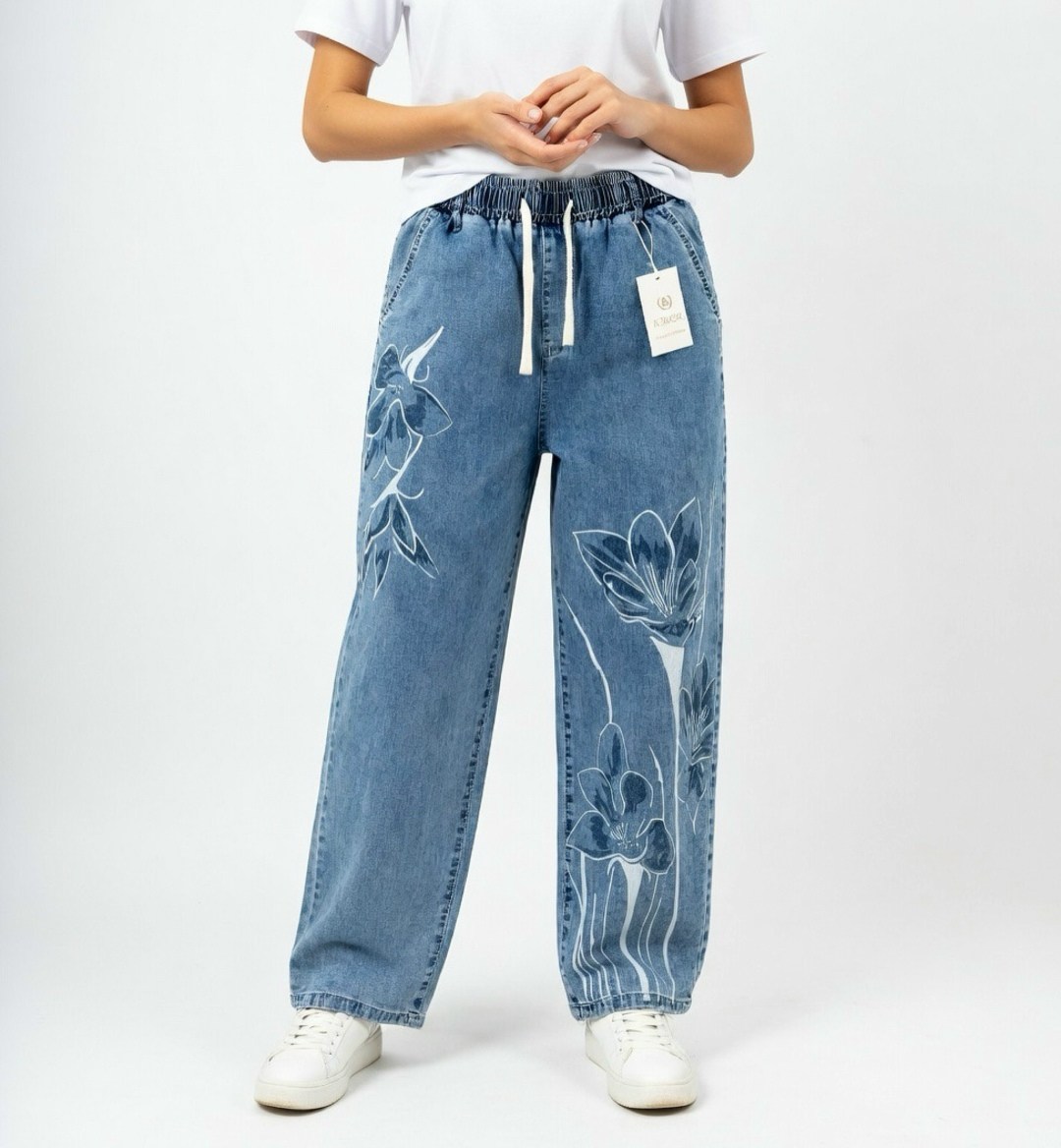 джинсы женские,джинсы джинсы,модные джинсы,широкие джинсы,джинсы с рисунком