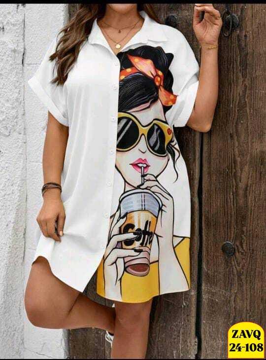 туника женская,женское платье рубашка,платье рубашка с принтом,туника большие размеров,платье рубашка женское повседневное